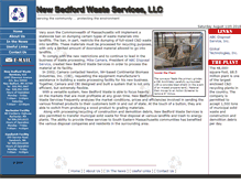 Tablet Screenshot of newbedfordwaste.com